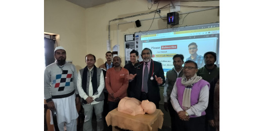 बालगुदर में सीपीआर प्रशिक्षण कार्यक्रम आयोजित
